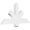 Ekena Millwork Redmond Architectural Grade PVC Gable Bracket, 36"W x 18"H x 2"D x 4"F, 12/12 Pitch GBP036X18X0204RED00 - alternate 1